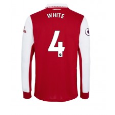 Arsenal Benjamin White #4 Hjemmedrakt 2022-23 Langermet